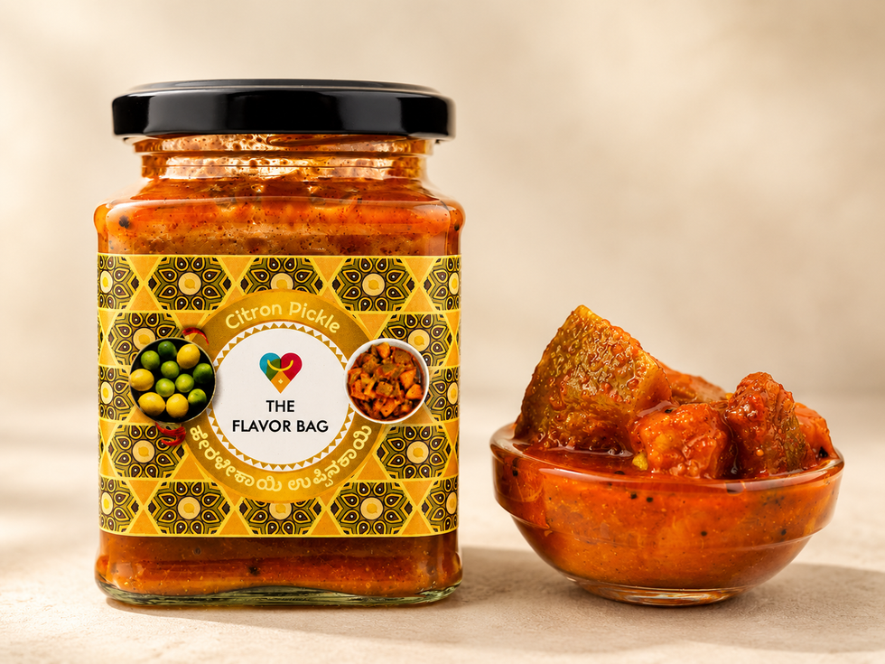 Heralekai (citron) pickle — Karnataka's traditional citrus pickle by The Flavor Bag