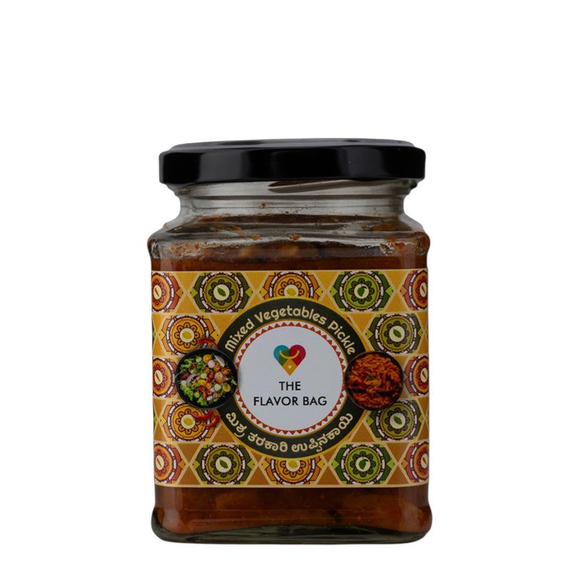 Mixed Vegetable Pickle process